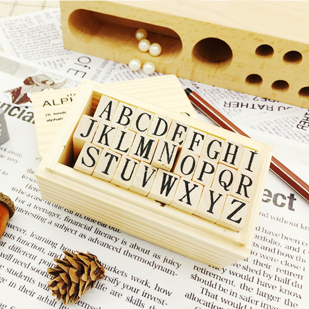 Wooden Alphabet & Number Stamp - Woodworking Logos บทวิจารณ์และราคา