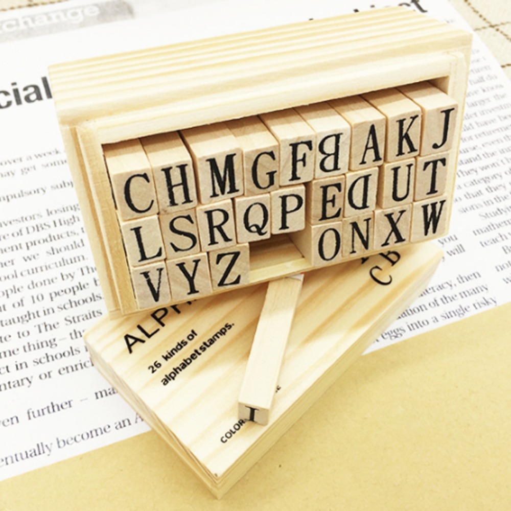 Wooden Alphabet & Number Stamp - Woodworking Logos บทวิจารณ์และราคา