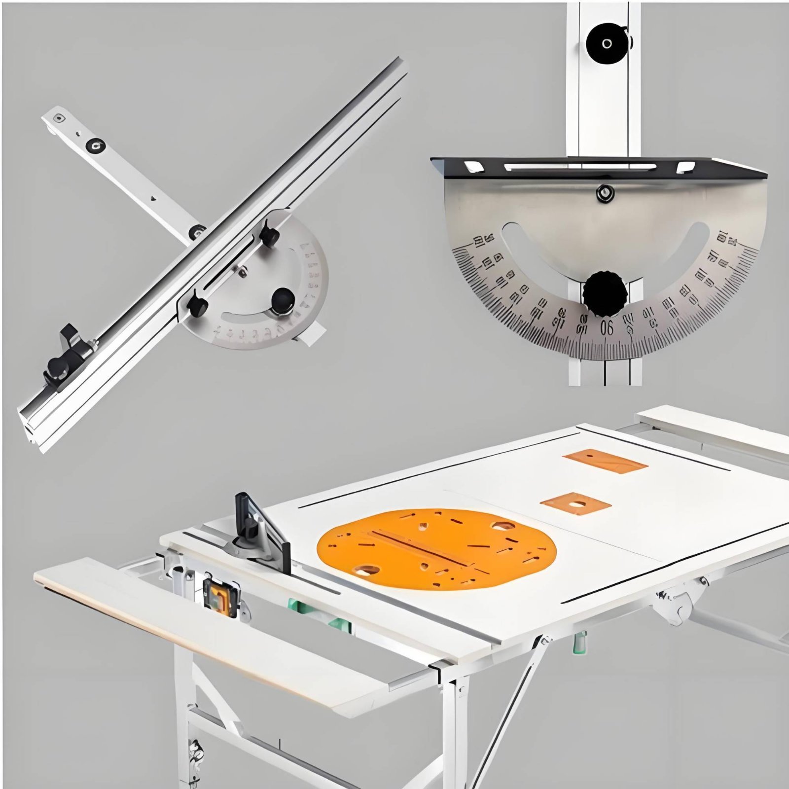 Table Saw Miter Gauge Flip Sto - Woodworking Gauge บทวิจารณ์และราคา