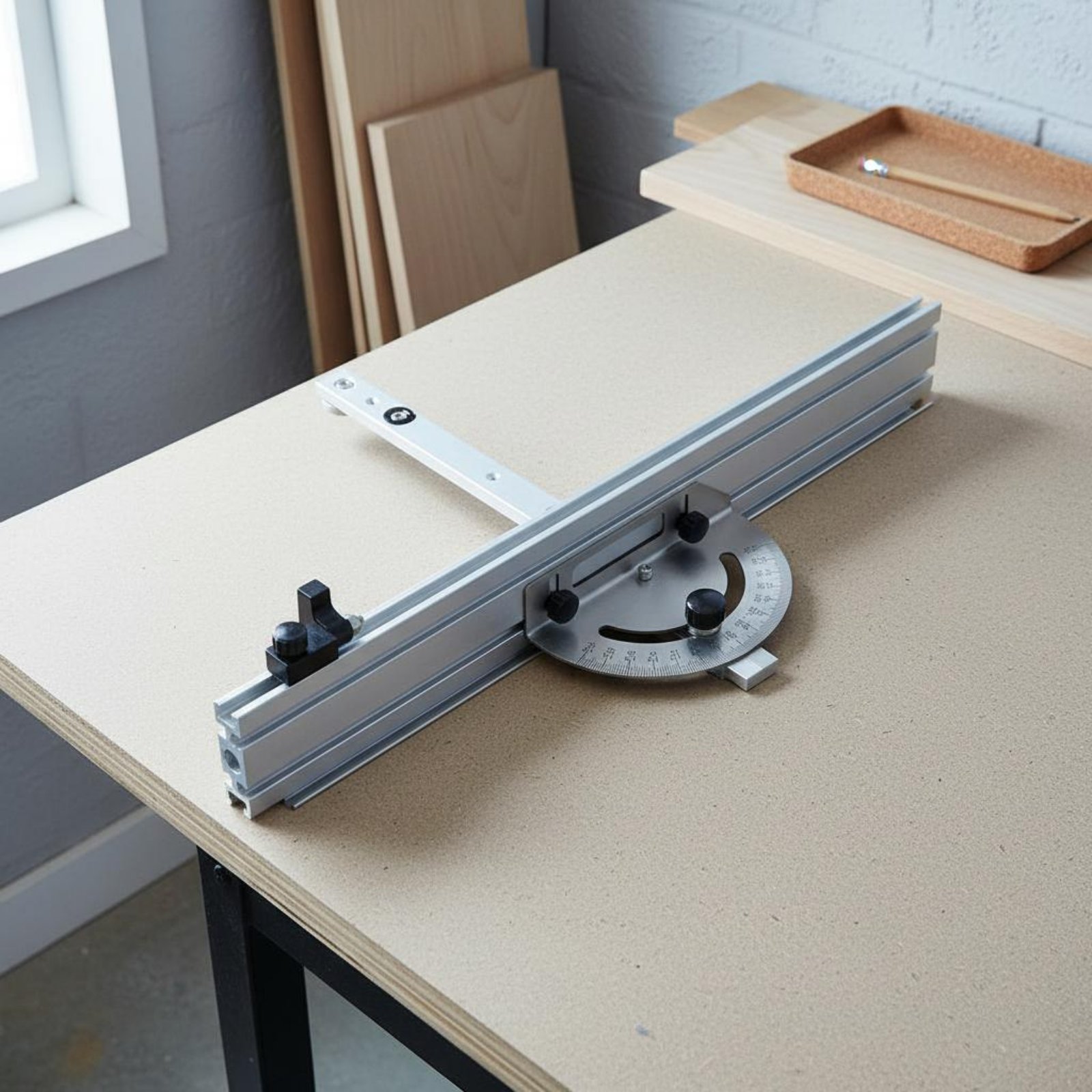 Table Saw Miter Gauge Flip Sto - Woodworking Gauge บทวิจารณ์และราคา