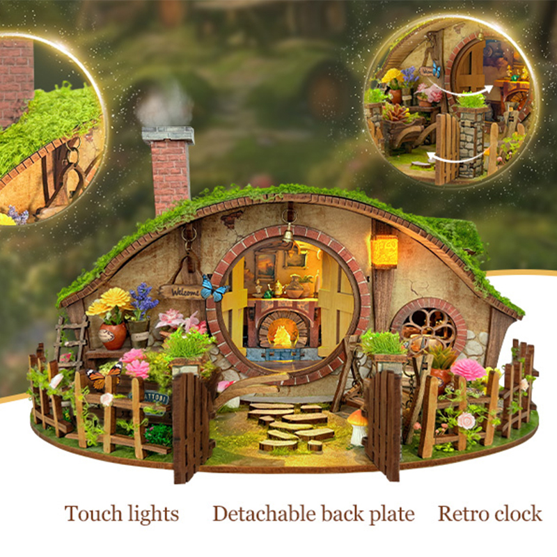 Wooden DIY Magic Ring Dollhous - Woodworking For Kids บทวิจารณ์และราคา