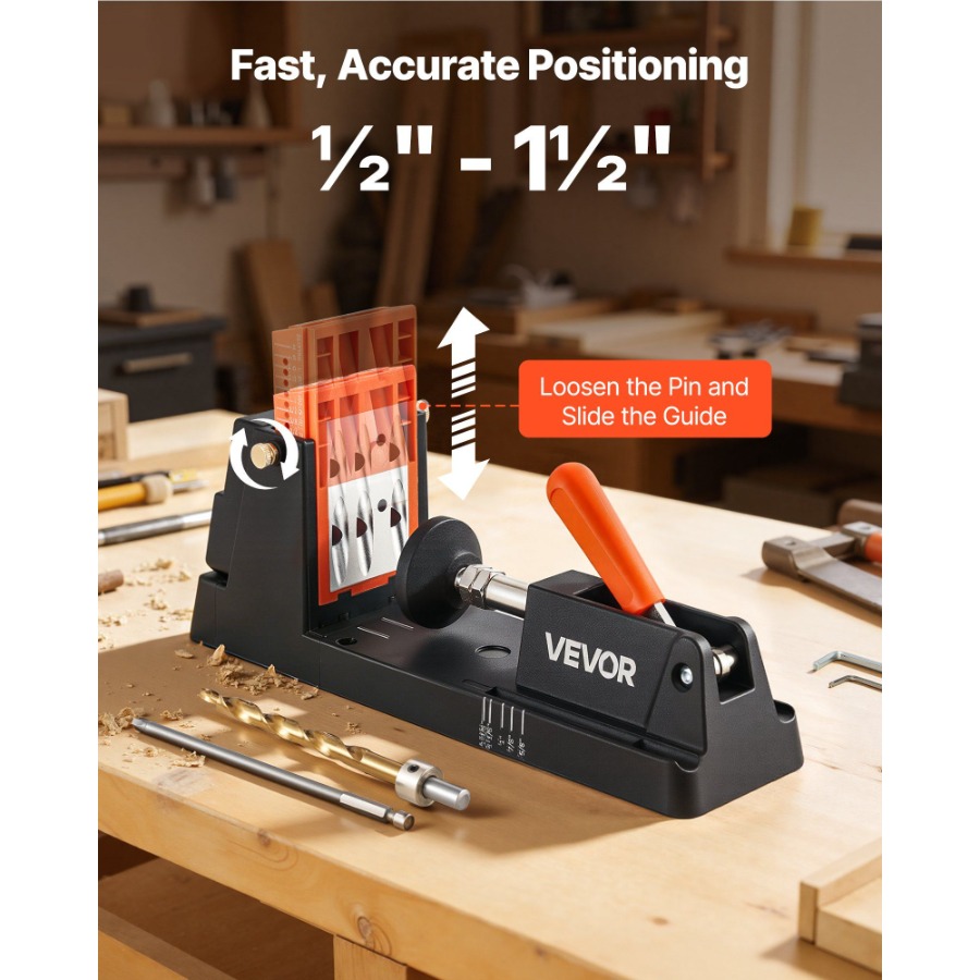 Pocket Hole Jig Kit 1/2 to 1-1 - Woodworking Kits บทวิจารณ์และราคา
