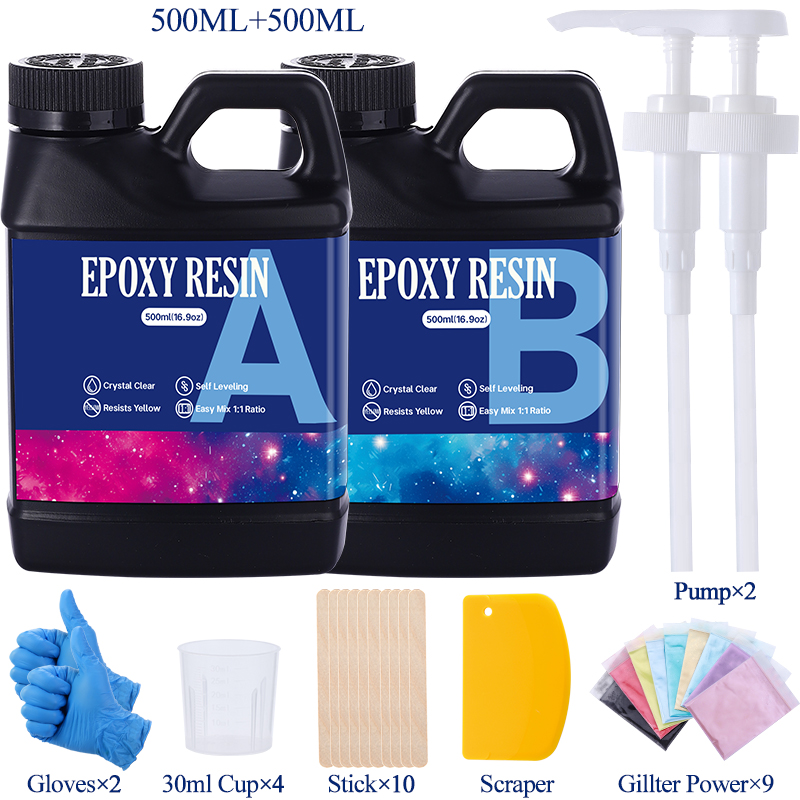 Fast Curing 1:1 Crystal Clear  - Woodworking Resin บทวิจารณ์และราคา