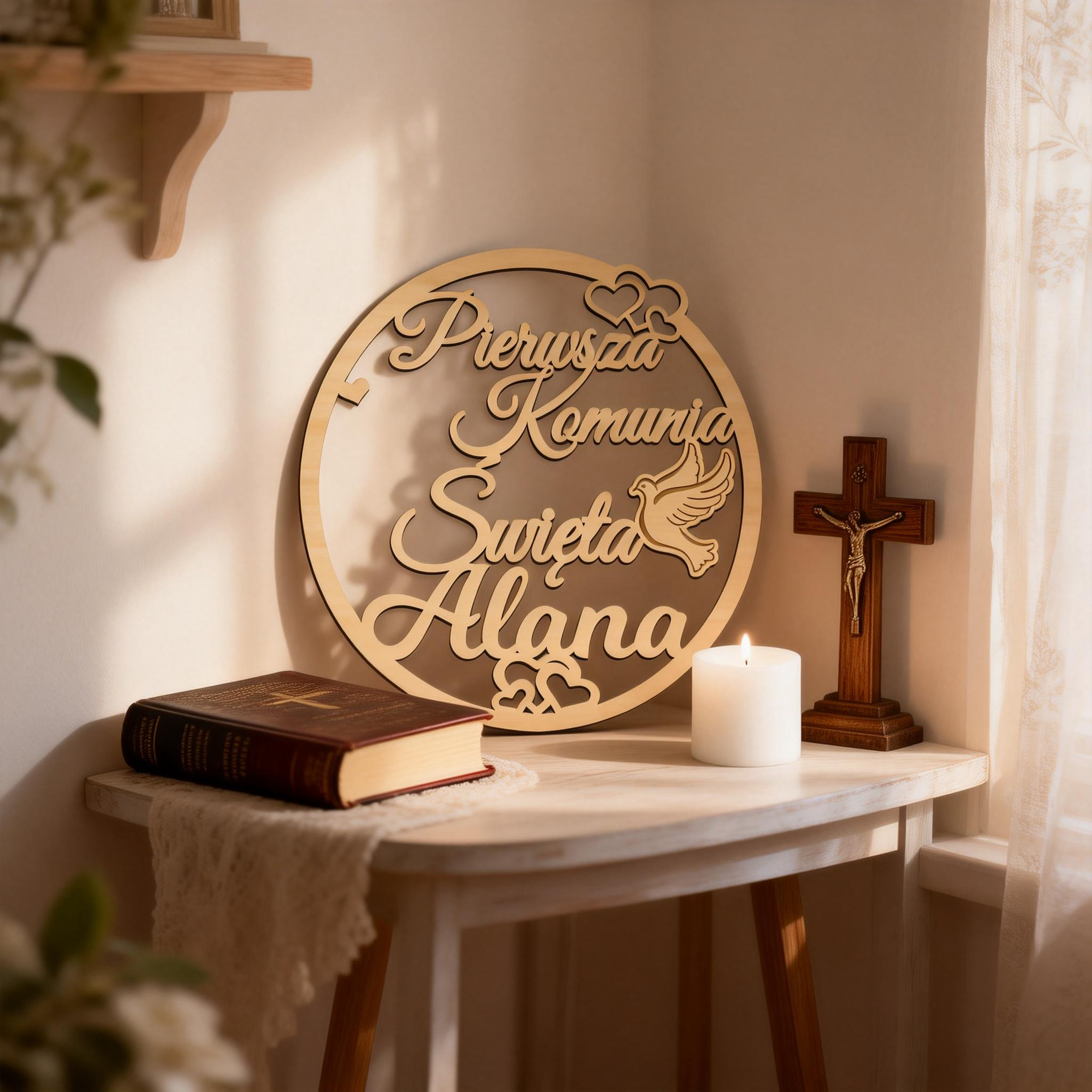 Personalized MY First Communio - Woodworking Logos บทวิจารณ์และราคา