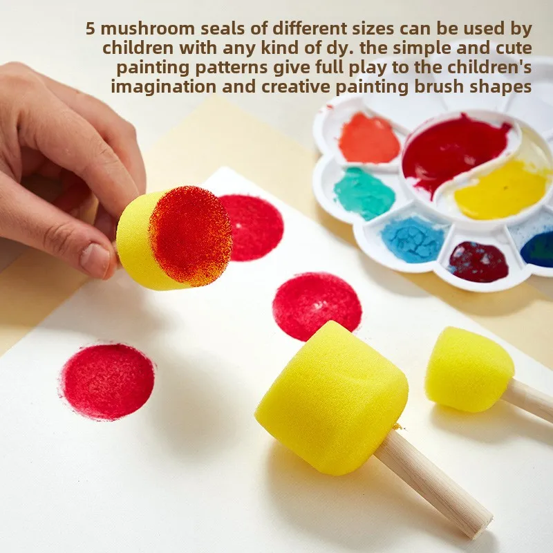 10 Pcs Set Wooden Handle Mushr - Woodworking For Kids บทวิจารณ์และราคา