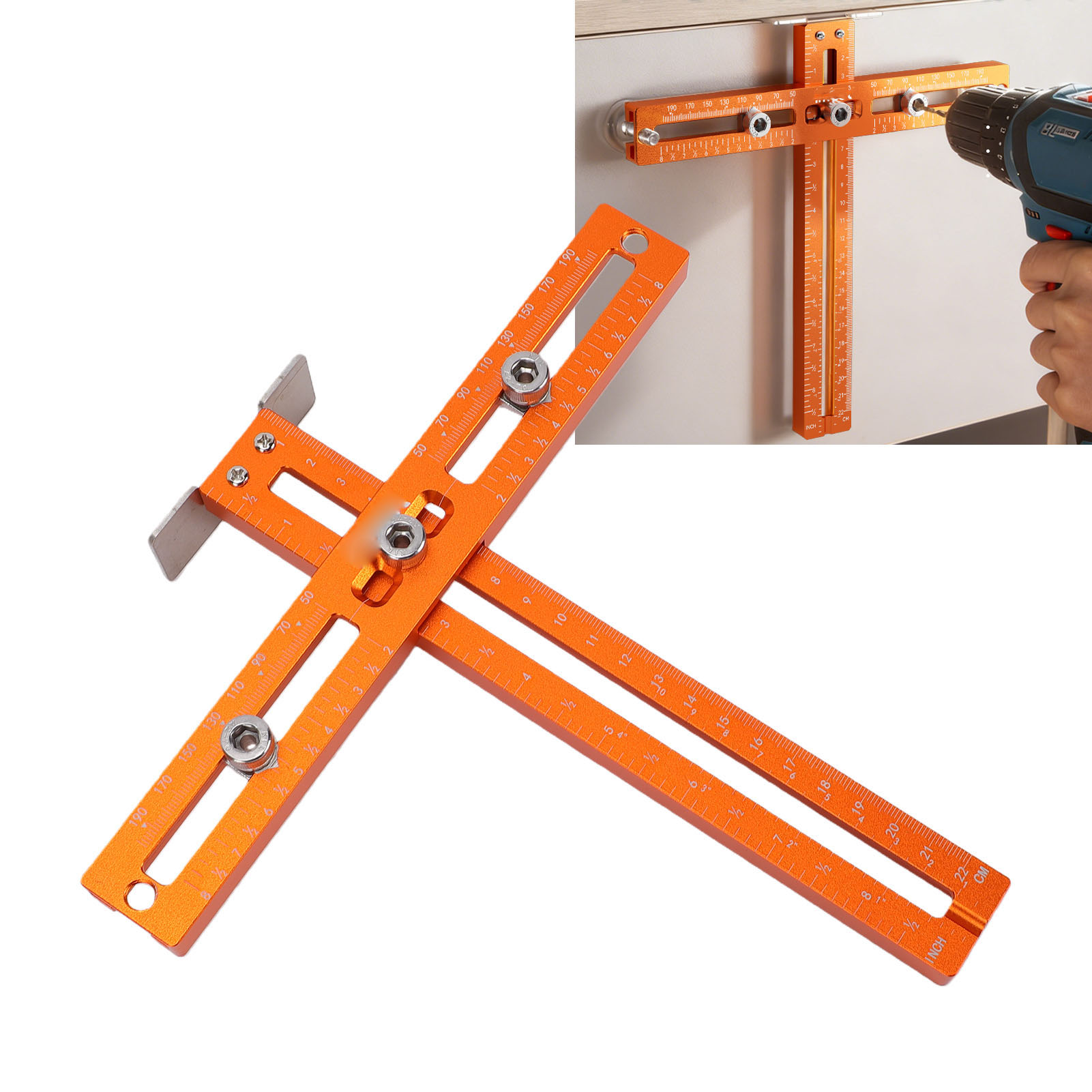 Cabinet Handle Drill Guide Met - Woodworking Hardware บทวิจารณ์และราคา