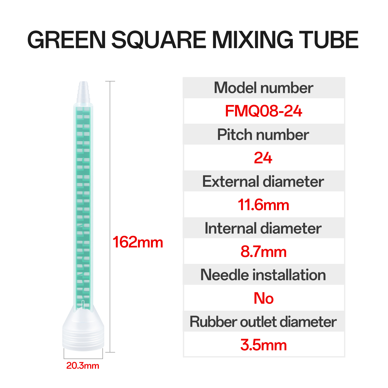 10/20/30/Pcs Square Static Mix - Woodworking Glue Applicator บทวิจารณ์และราคา
