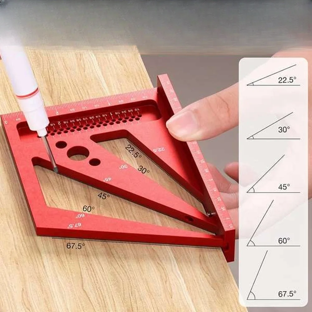 Red 3D Multi Angle Measuring R - Woodworking Workshop Layout บทวิจารณ์และราคา