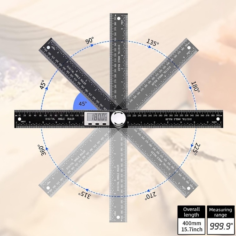 High-Accuracy Digital Angle Me - Woodworking Workshop Layout บทวิจารณ์และราคา