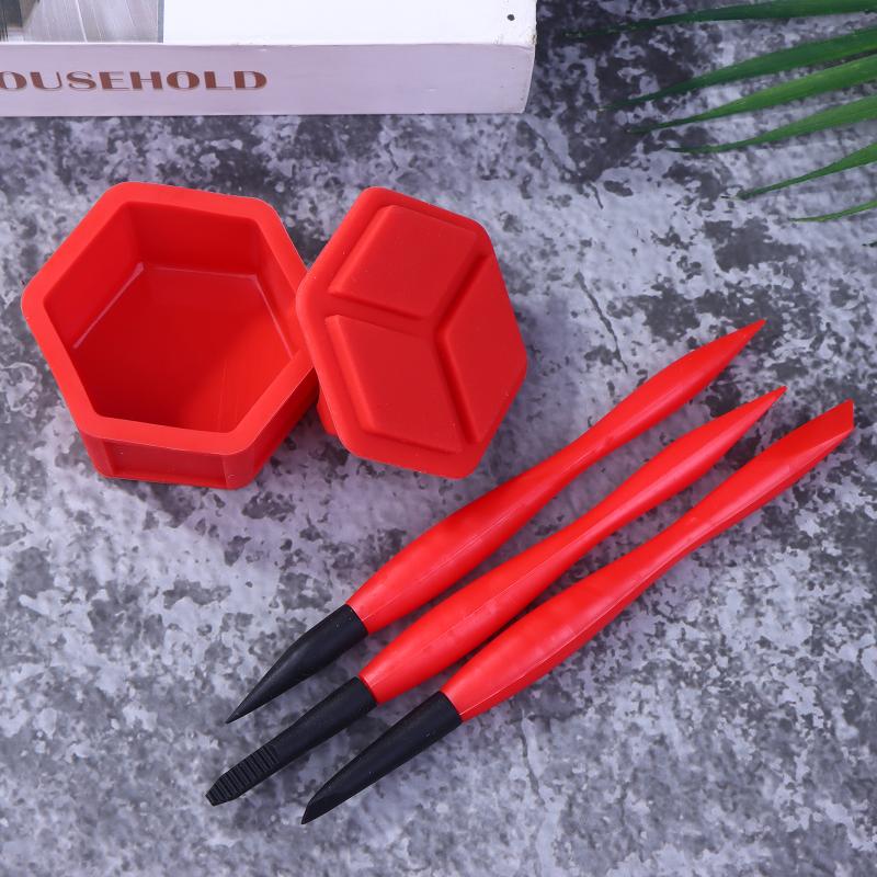 1Set Silicone Glue Brush Kit W - Woodworking Glue Applicator บทวิจารณ์และราคา
