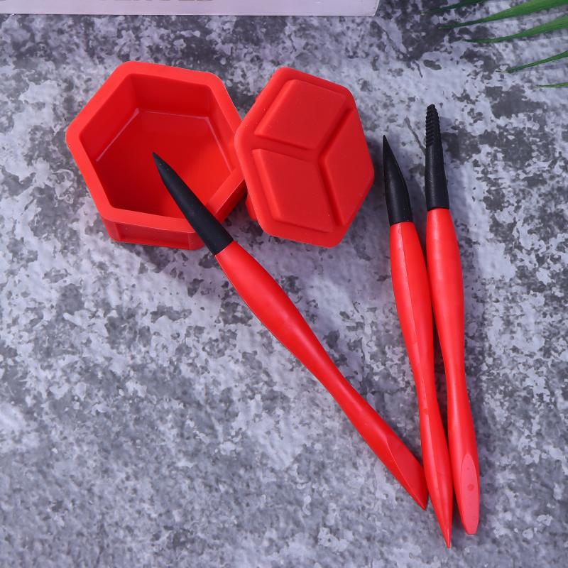 1Set Silicone Glue Brush Kit W - Woodworking Glue Applicator บทวิจารณ์และราคา